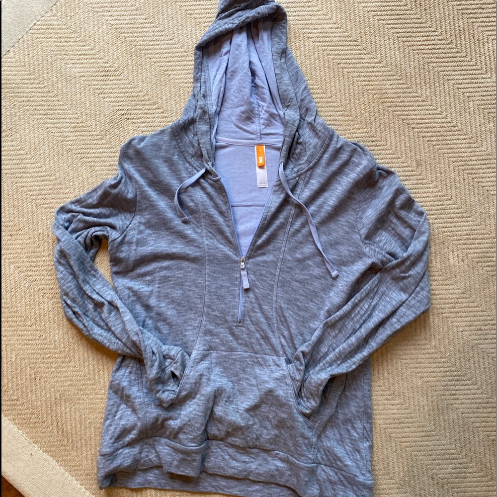Activewear half zip hoodie